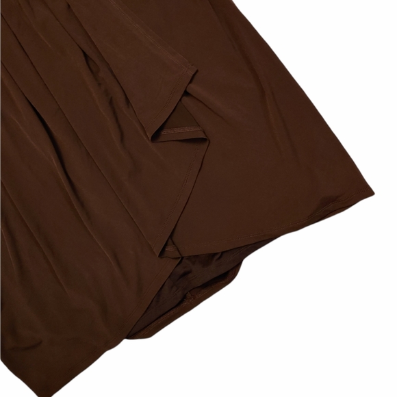 Max & Cleo WMNS Espresso Layered Dress NWT - Picture 5 of 7